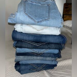$25 Each pair Multiples Women's Jeans in Varied Blue Shades